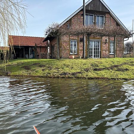Gemuetliches Fachwerkhaus Am See Mit Kamin Warendorf Buitenkant foto