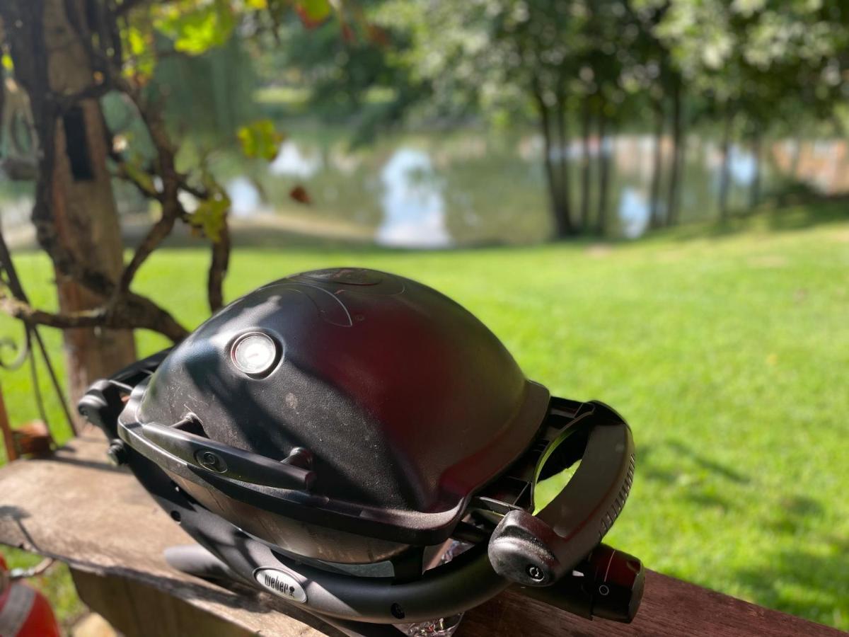 Gemuetliches Fachwerkhaus Am See Mit Kamin Warendorf Buitenkant foto